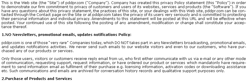 Privacy Policy